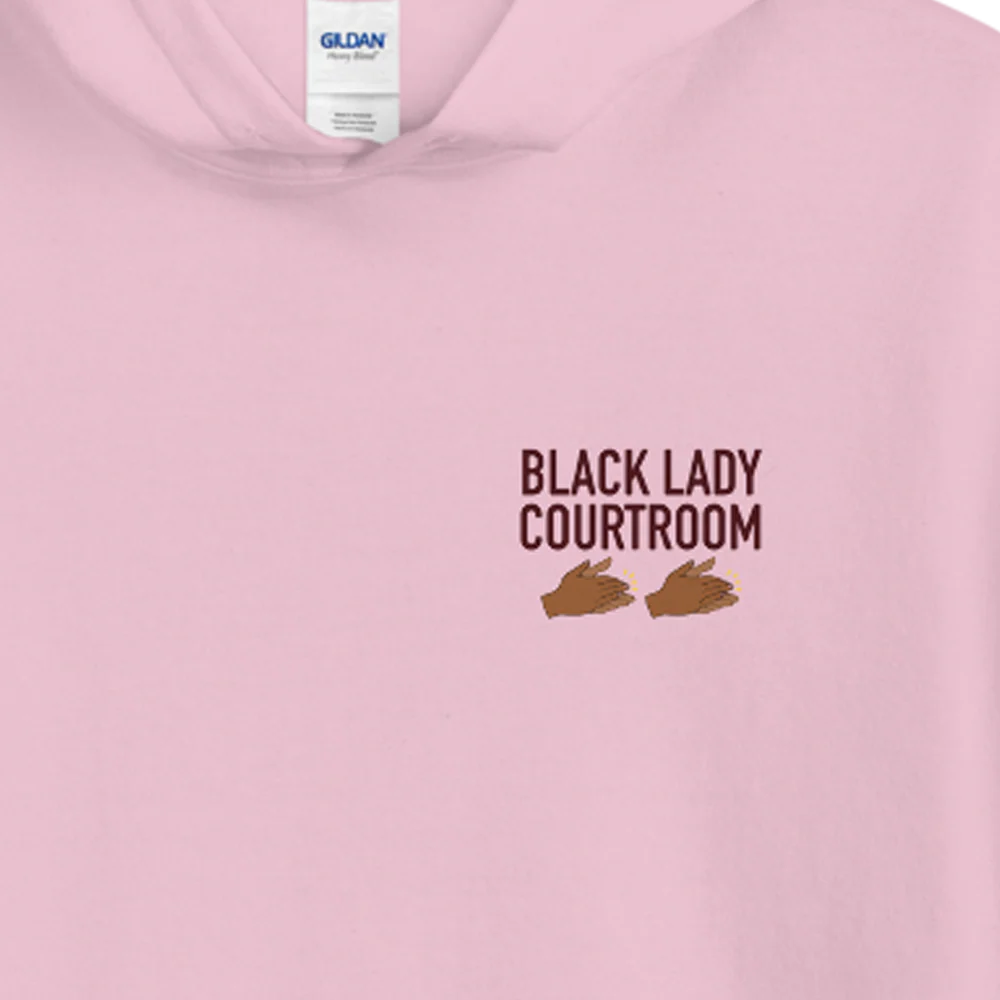 A Black Lady Sketch Show Black Lady Courtroom Fleece Hooded Sweatshirt - Image 4
