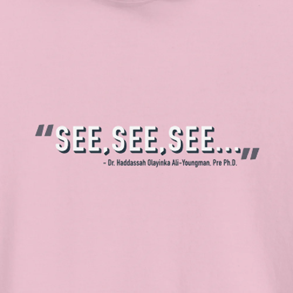 A Black Lady Sketch Show See See See Fleece Hooded Sweatshirt - Image 3