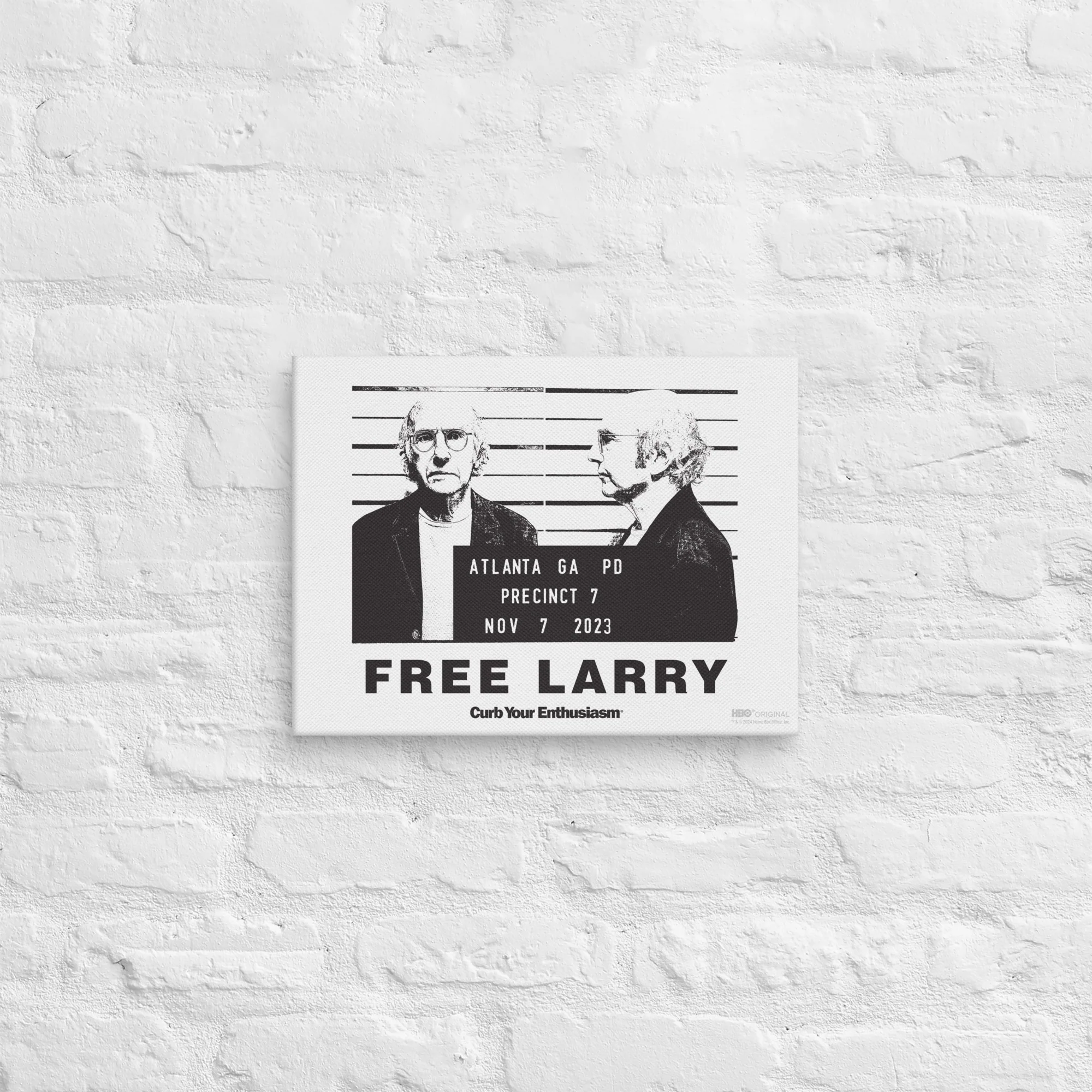 Curb Your Enthusiasm Free Larry Canvas Art Print - Image 3