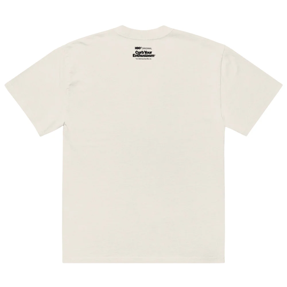 Curb Your Enthusiasm Free Larry Oversized Faded T-Shirt - Image 5