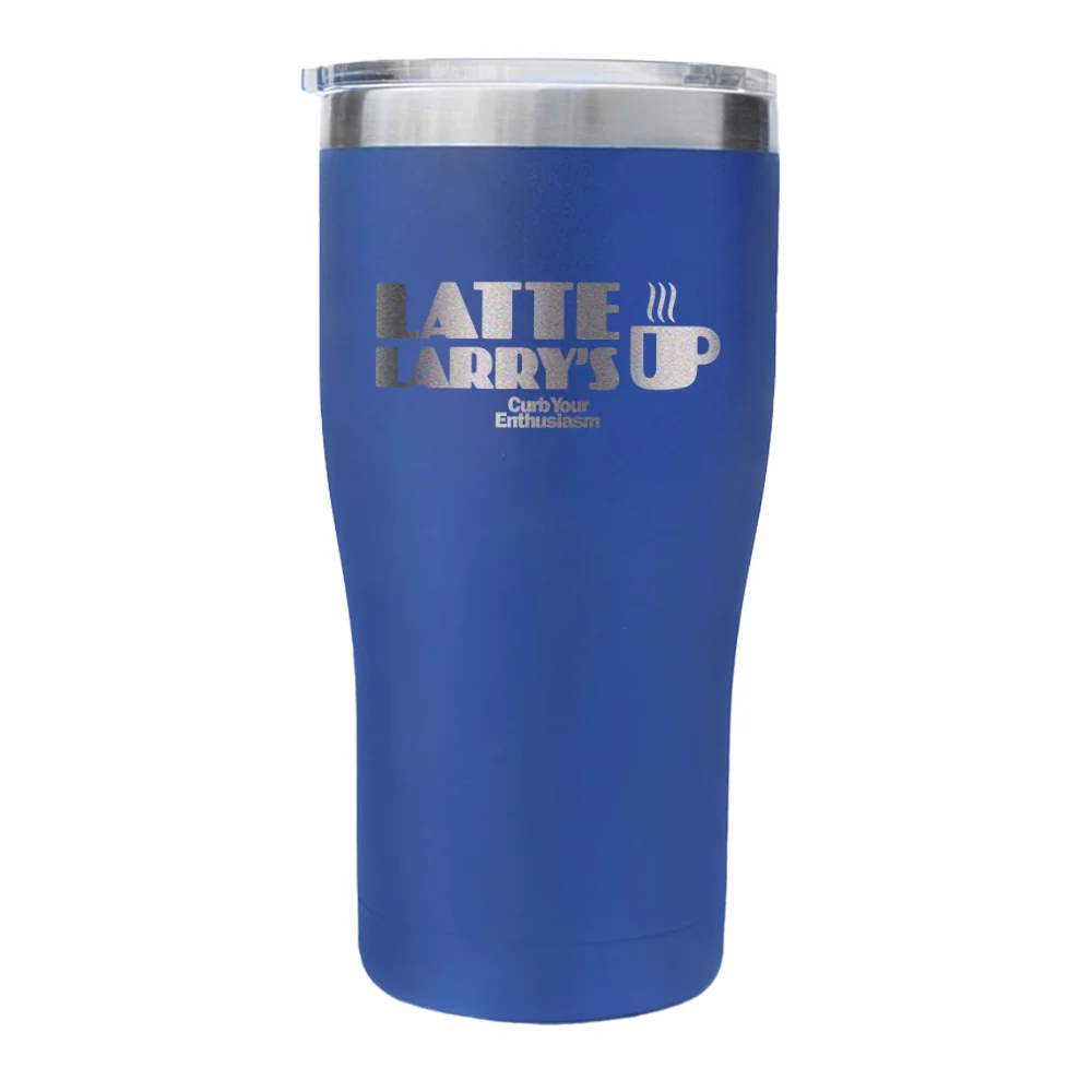 Curb Your Enthusiasm Latte Larry's Laser Engraved Tumbler - Image 5