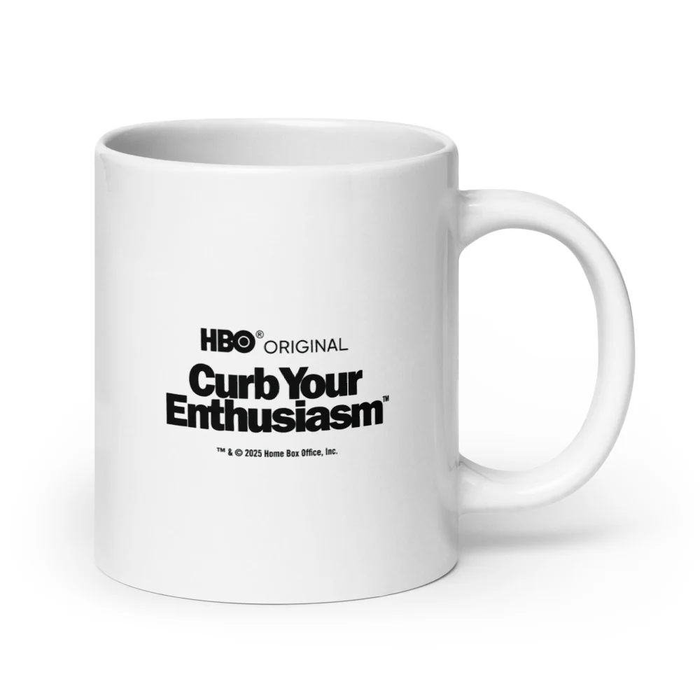 Curb Your Enthusiasm Nobody Likes an Outfit Tracker! White Mug - Image 10