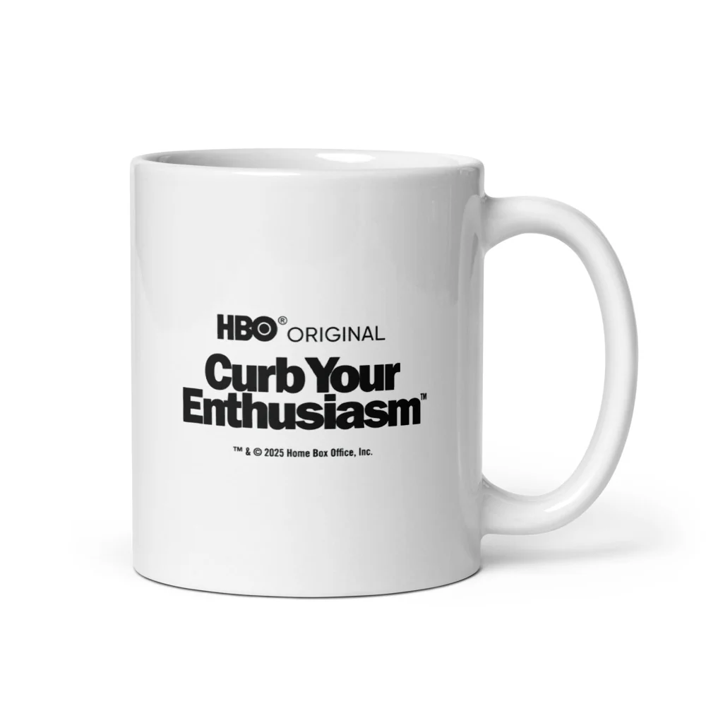 Curb Your Enthusiasm Nobody Likes an Outfit Tracker! White Mug - Image 2
