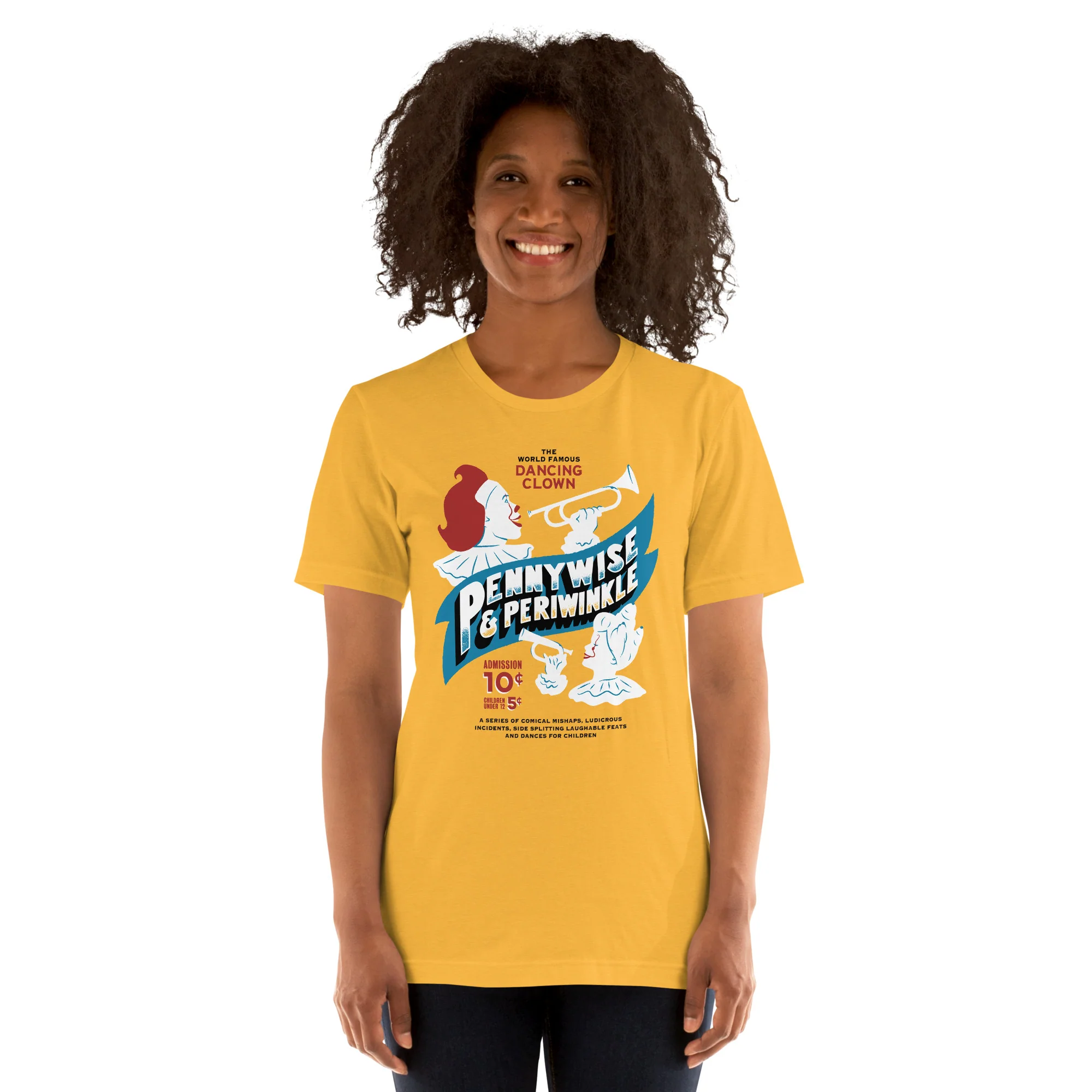 IT: Welcome to Derry Pennywise & Periwinkle T-shirt - Image 3