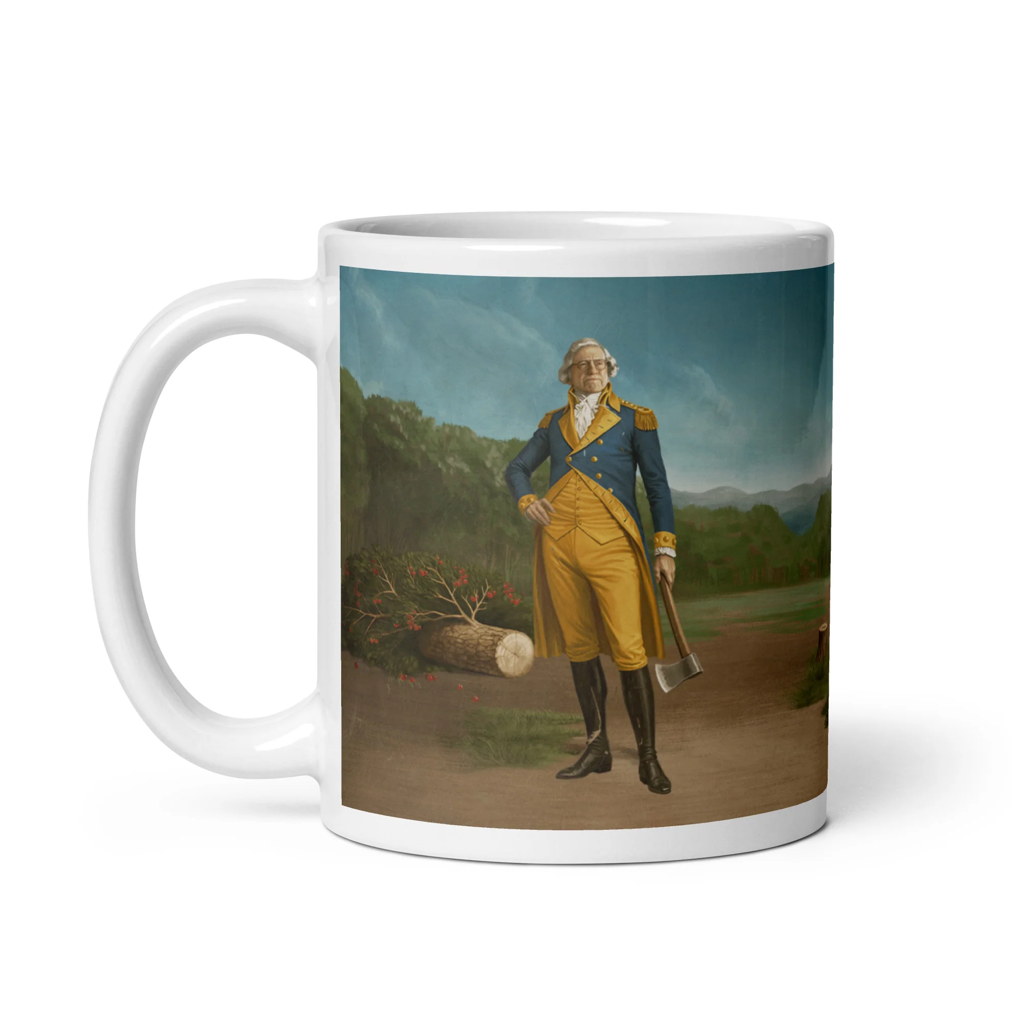 Life, Larry and the Pursuit of Unhappiness Mug Larry As Washington - Image 2