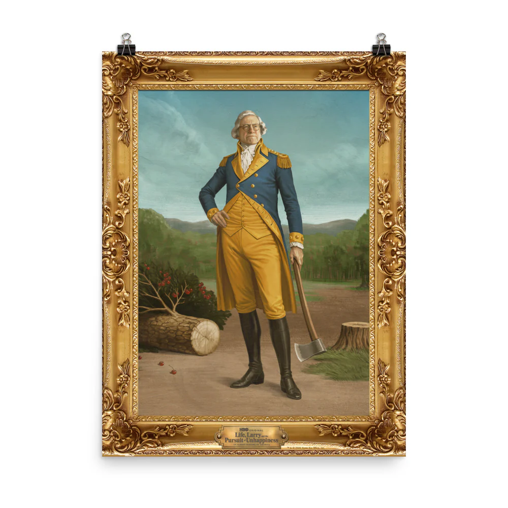 Life, Larry and the Pursuit of Unhappiness Poster Larry As Washington