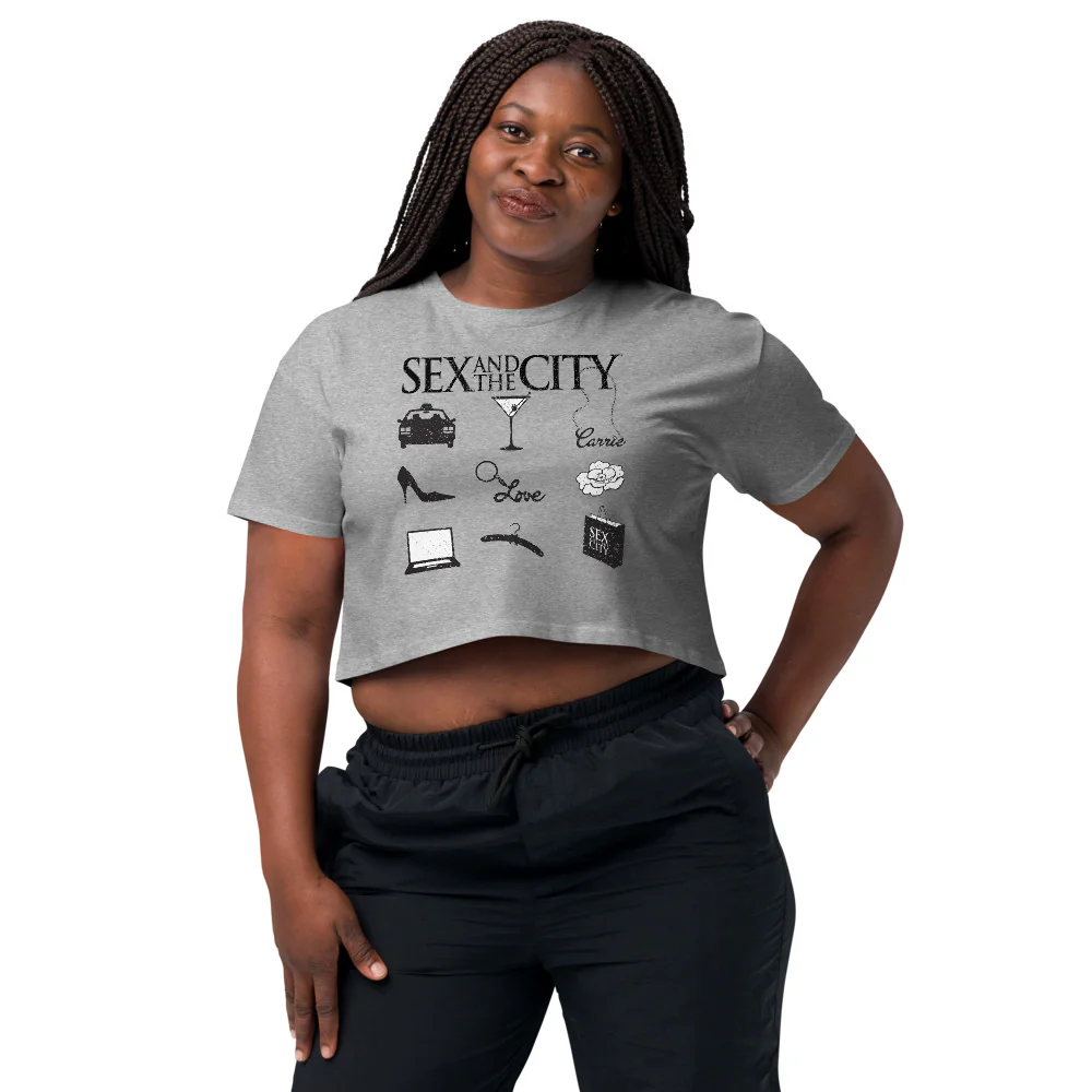 Sex and the City Icons Women's Crop Top - Image 3