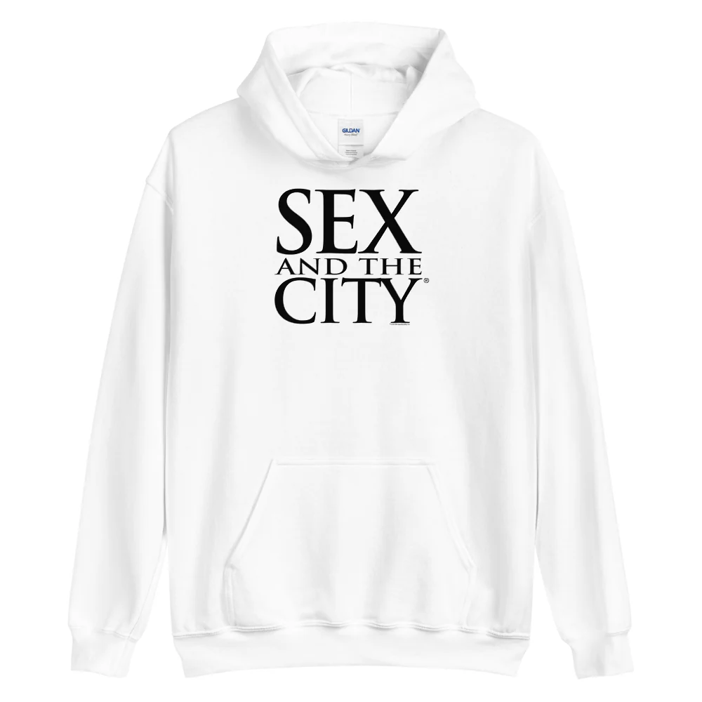 Sex and the City Logo Fleece Hooded Sweatshirt - Image 4
