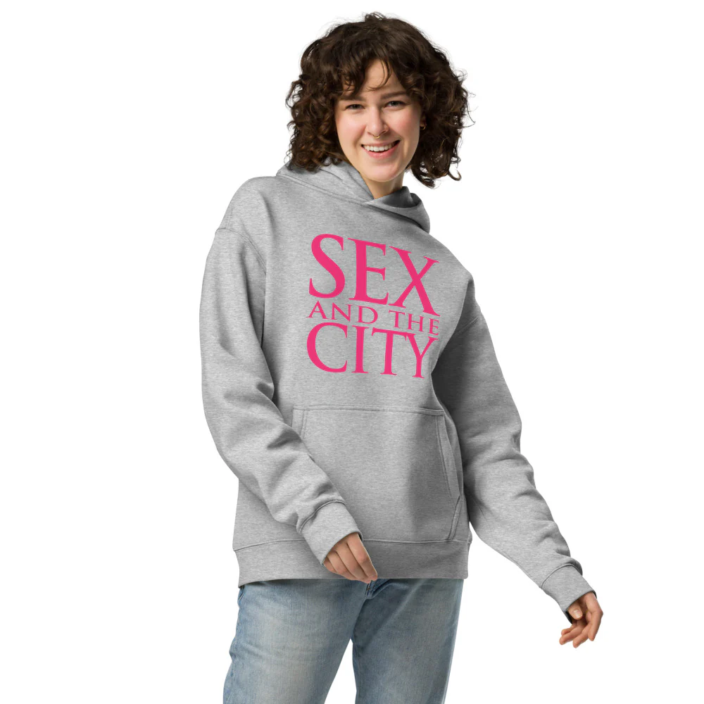 Sex and the City Logo Oversized Hoodie - Image 3
