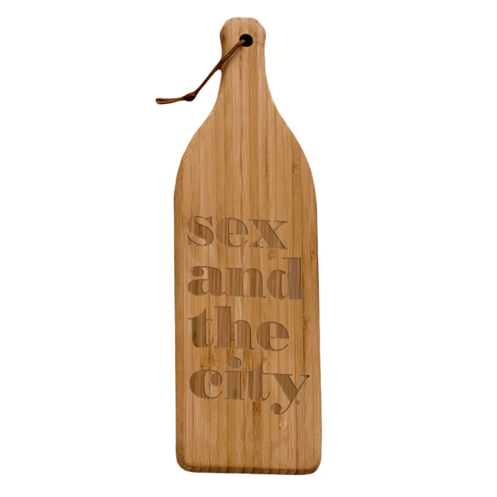 Sex and The City Logo Wine Bottle Cutting Board