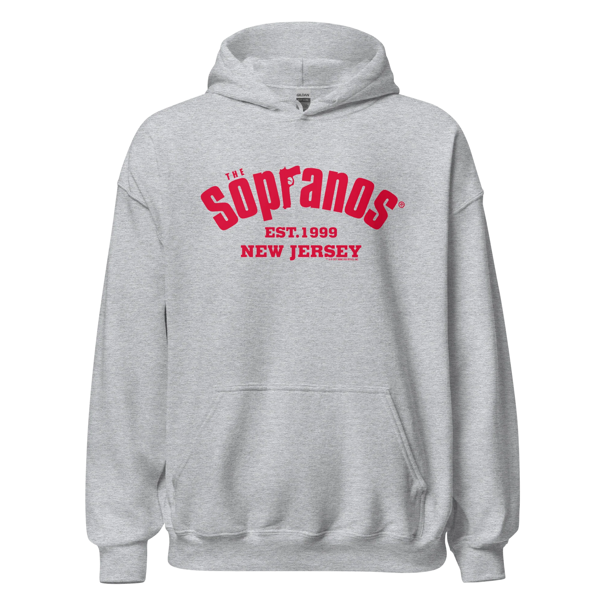The Sopranos 1999 New Jersey Fleece Hooded Sweatshirt - Image 3