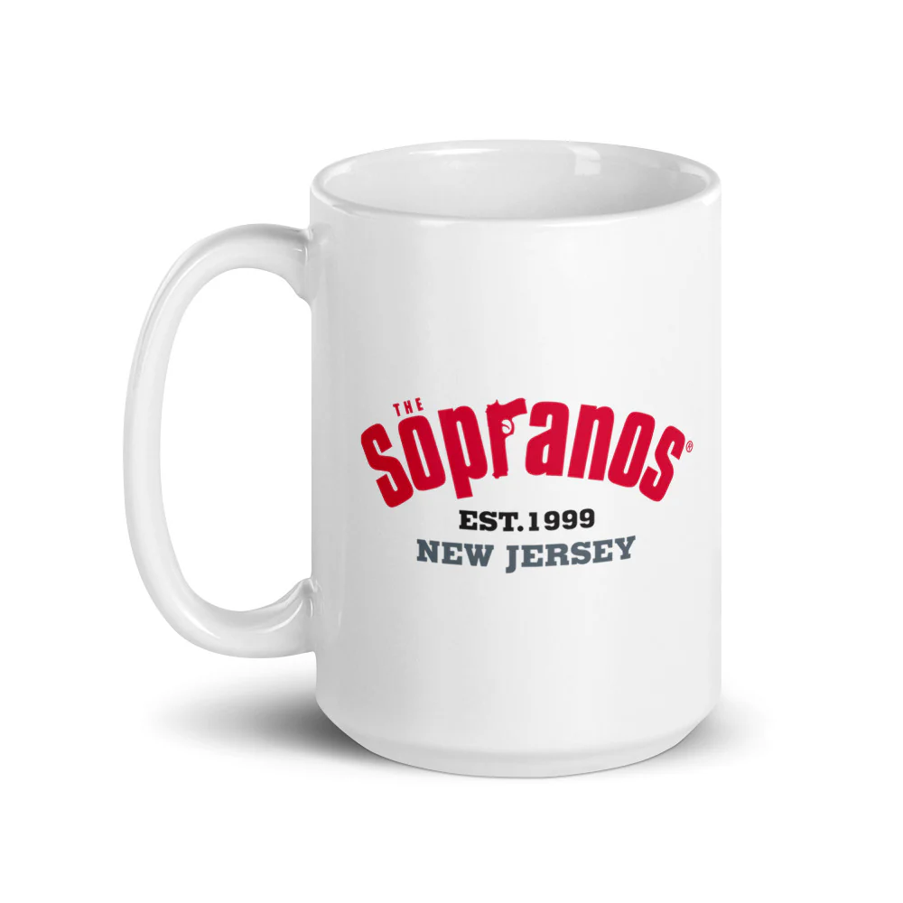 The Sopranos 1999 New Jersey White Mug - Image 3