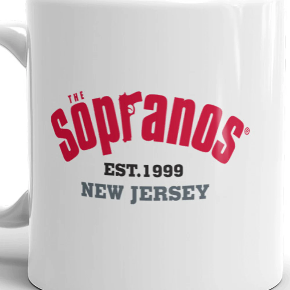 The Sopranos 1999 New Jersey White Mug - Image 4