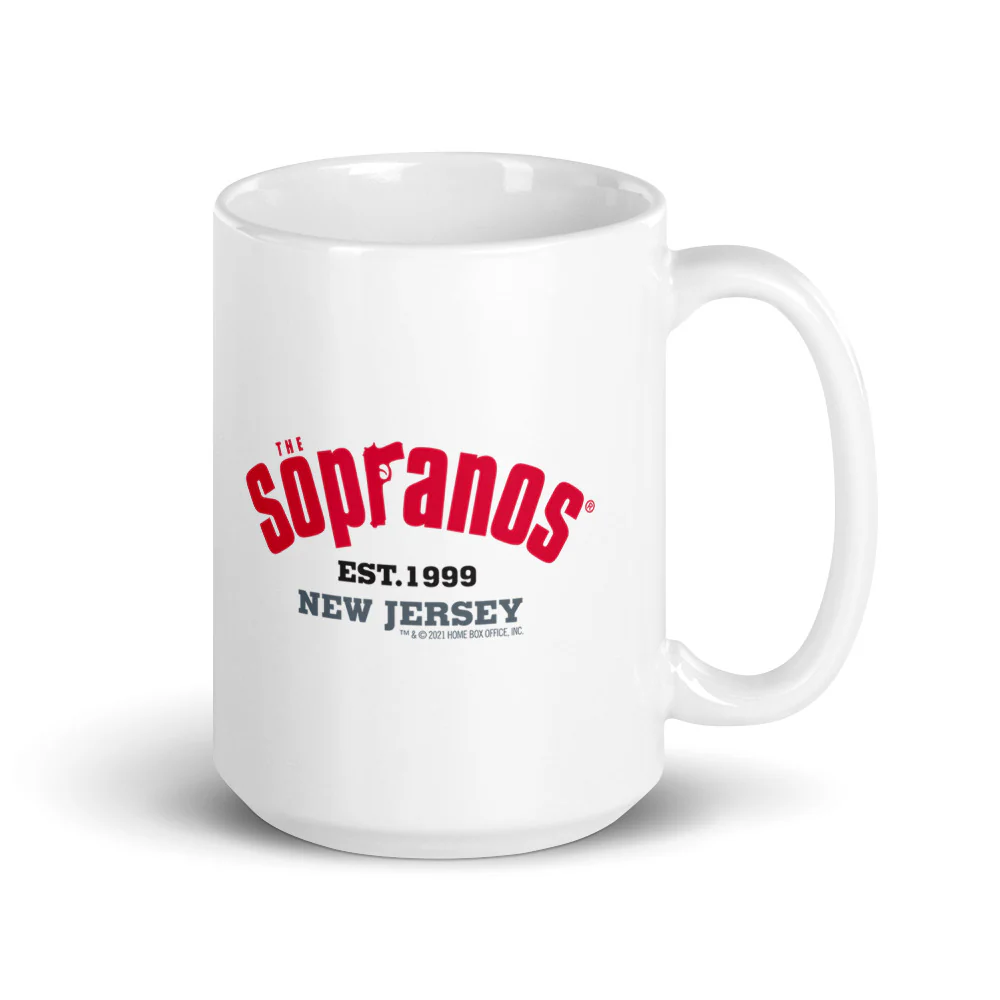 The Sopranos 1999 New Jersey White Mug - Image 5
