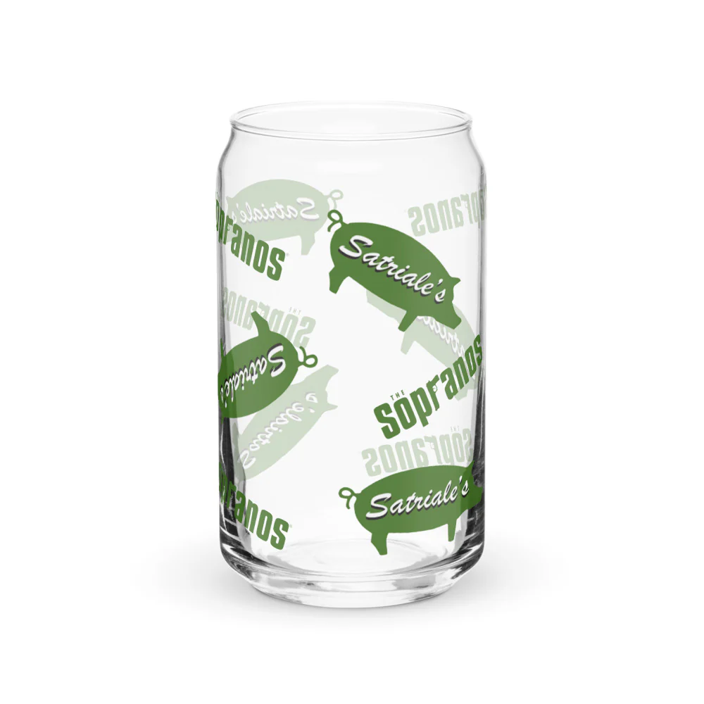 The Sopranos Satriale's Pork Store 16 oz. Can Shaped Glass - Image 3