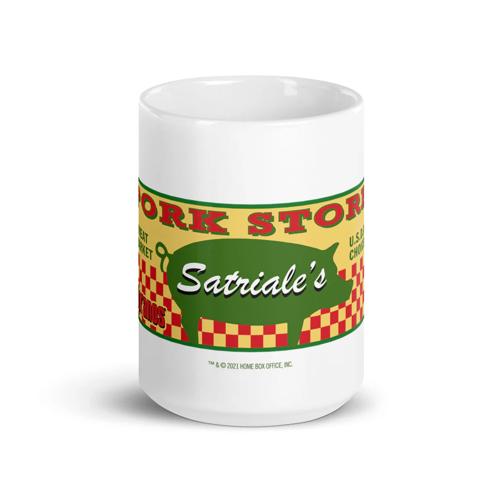 The Sopranos Satriale's Pork Store White Mug - Image 5