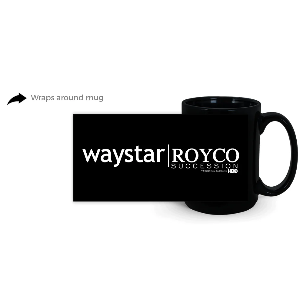 Succession Waystar Royco Black Mug - Image 2
