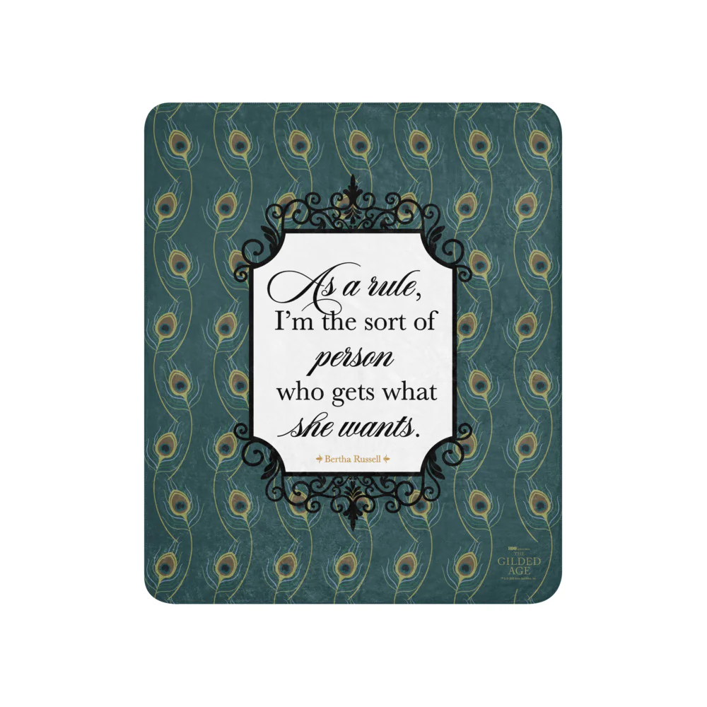 The Gilded Age Gets What She Wants Premium Sherpa Blanket - Image 4