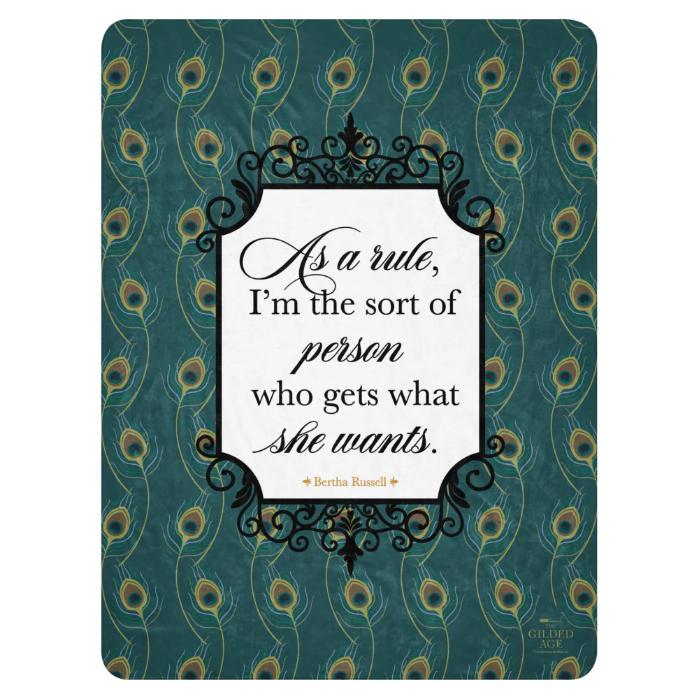 The Gilded Age Gets What She Wants Premium Sherpa Blanket - Image 6