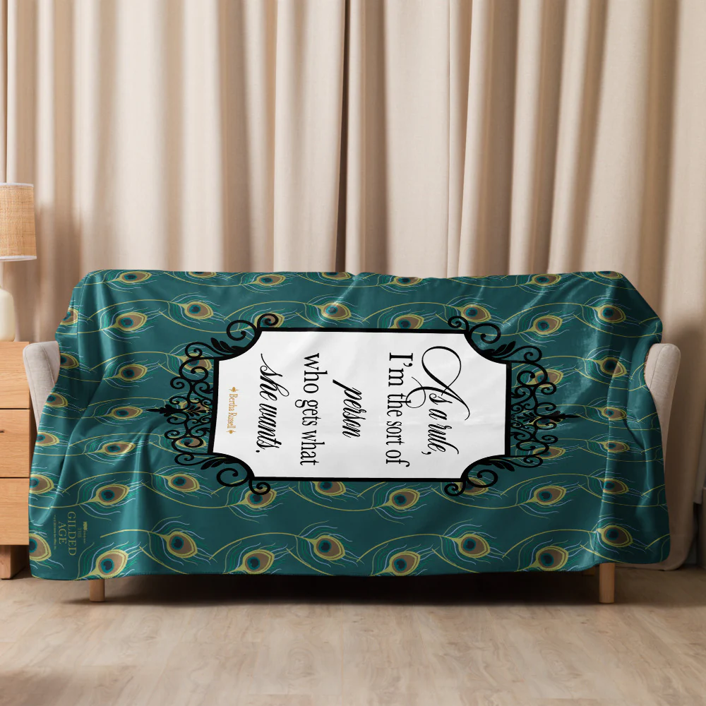 The Gilded Age Gets What She Wants Premium Sherpa Blanket - Image 7