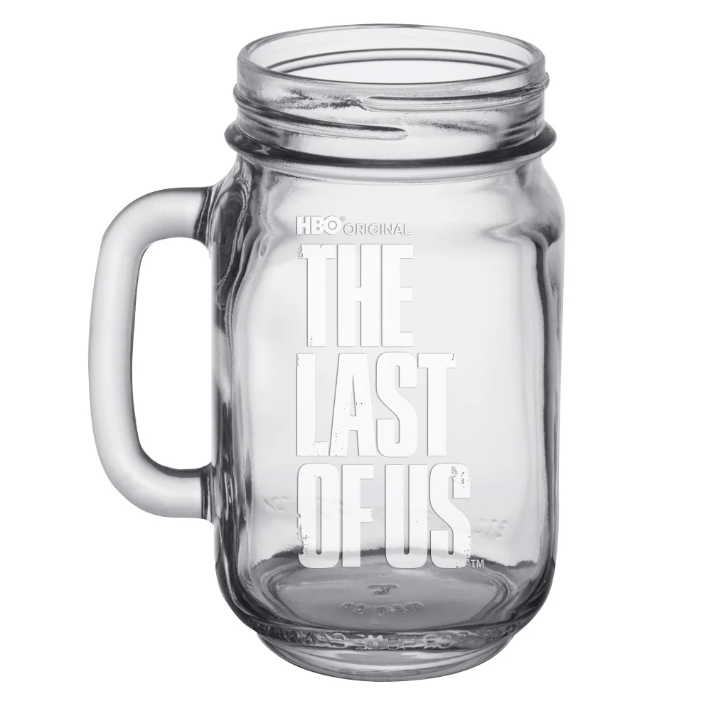 The Last Of Us Logo Laser Engraved Mason Jar
