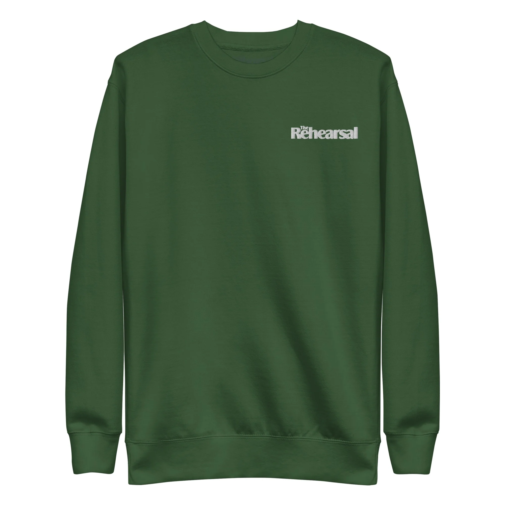 The Rehearsal Logo Embroidered Crewneck Sweatshirt