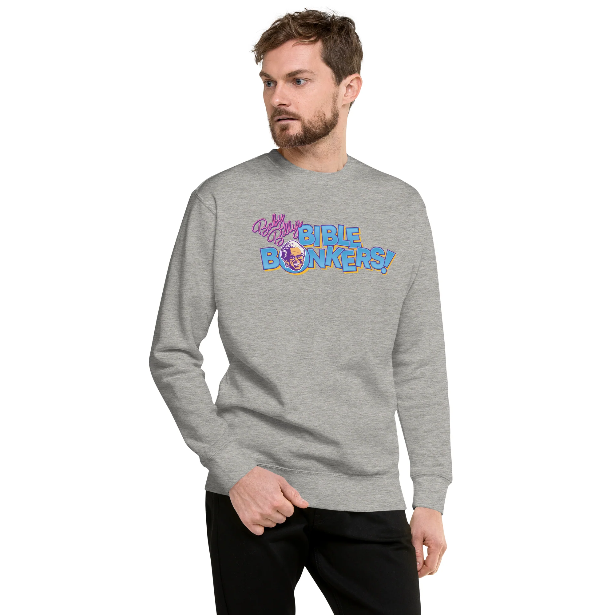 The Righteous Gemstones Baby Billy's Bible Bonkers! Crewneck Sweatshirt - Image 4