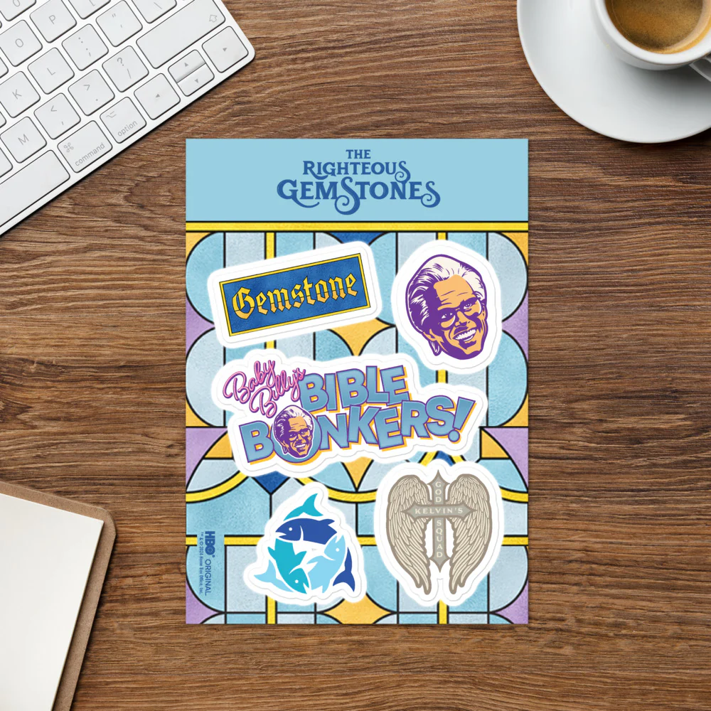 The Righteous Gemstones Icons Sticker Sheet - Image 2
