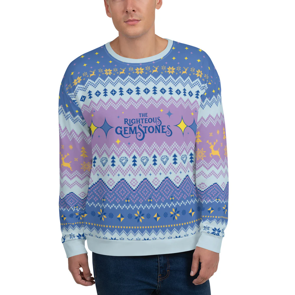 The Righteous Gemstones Logo Holiday Crewneck Sweatshirt - Image 3