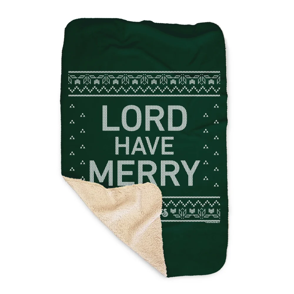 The Righteous Gemstones Lord Have Merry Holiday Blanket