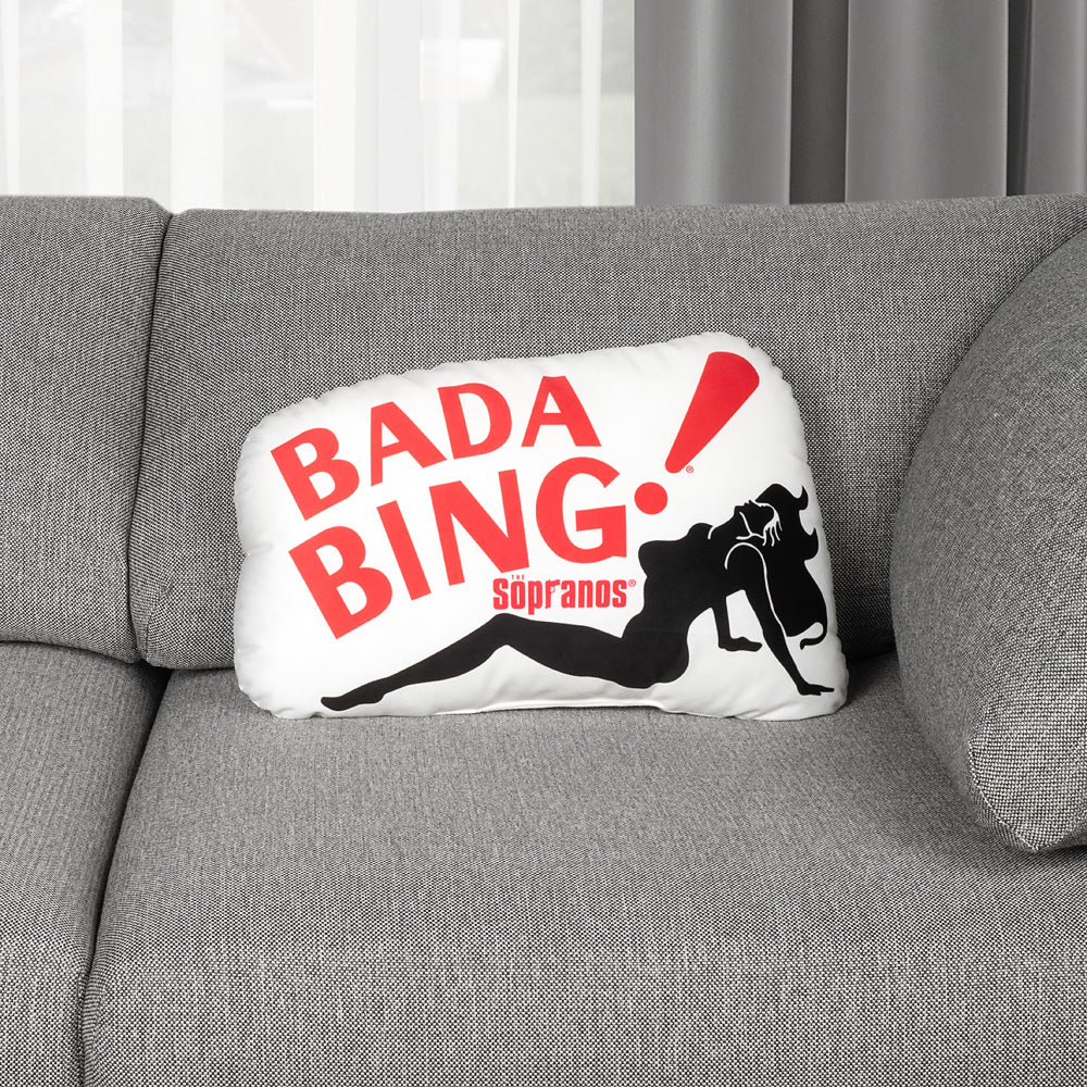 The Sopranos Bada Bing! Pillow