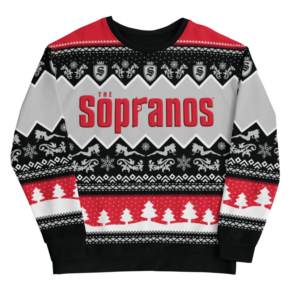 The Sopranos Logo Holiday Crewneck Sweatshirt