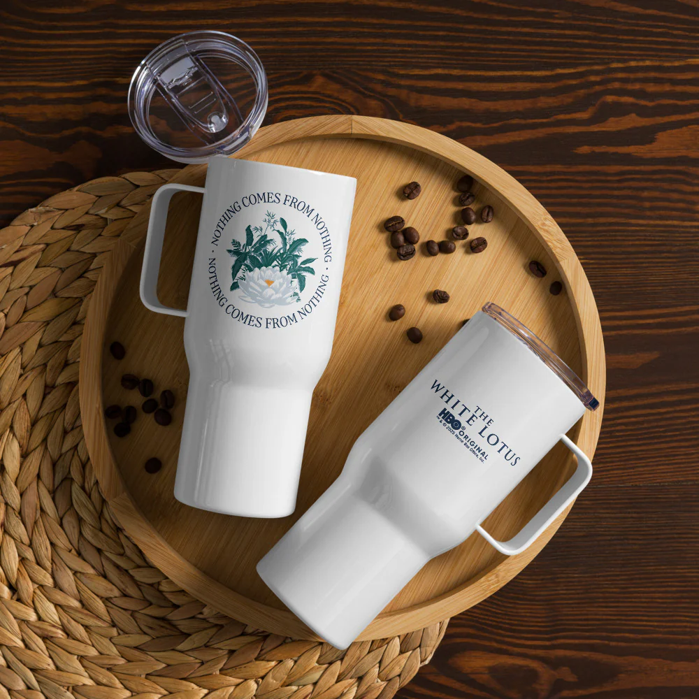 The White Lotus Nothing Comes Travel Mug - Image 3