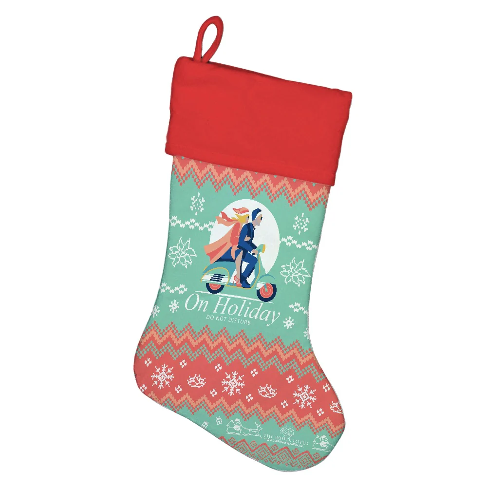 The White Lotus On Holiday Stocking