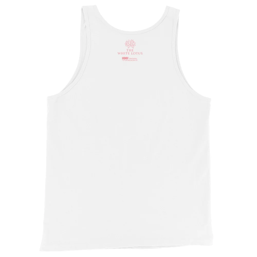 The White Lotus Scooter Adult Tank Top - Image 3