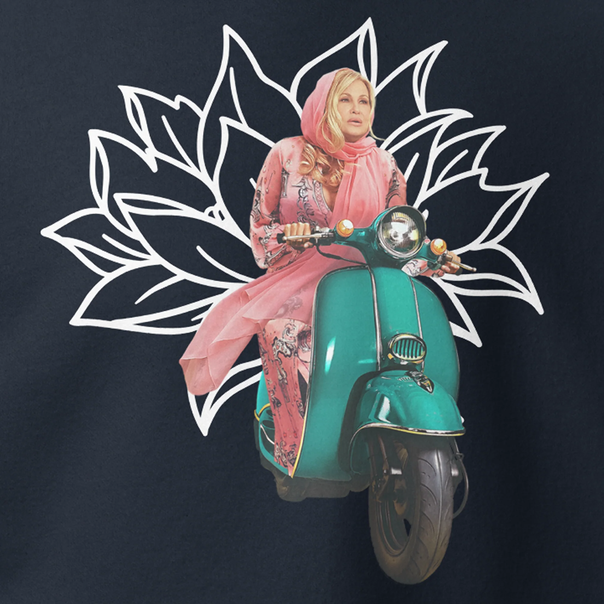 The White Lotus Scooter Hooded Sweatshirt - Image 2