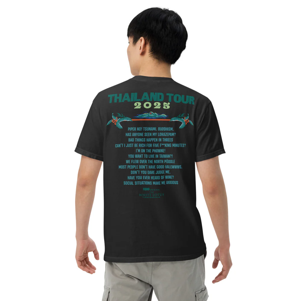 The White Lotus T-Shirt Comfort Colors Thailand Quote Tour - Image 3